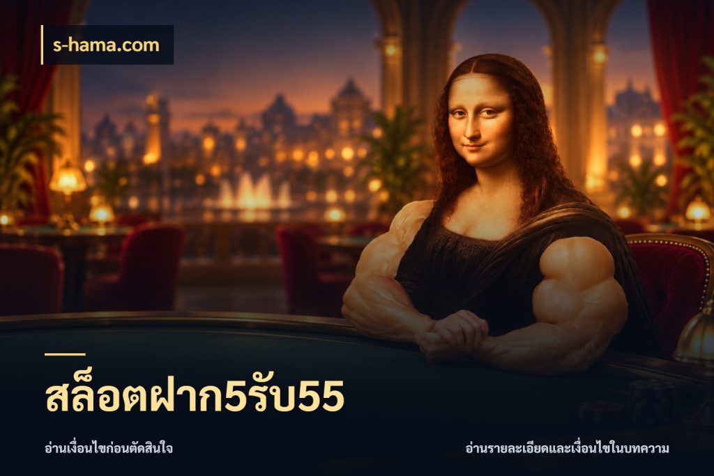 สล็อตฝาก5รับ55 สีสันของโปรฝากและยอดรับ กับ s-hama.com