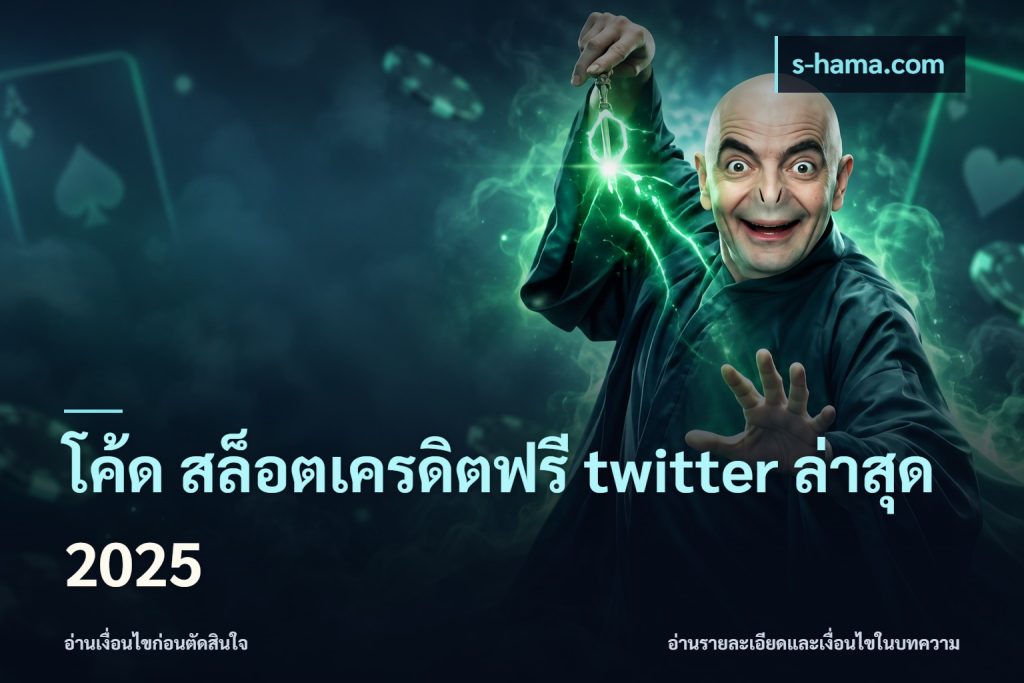 โค้ด สล็อตเครดิตฟรี twitter ล่าสุด 2025