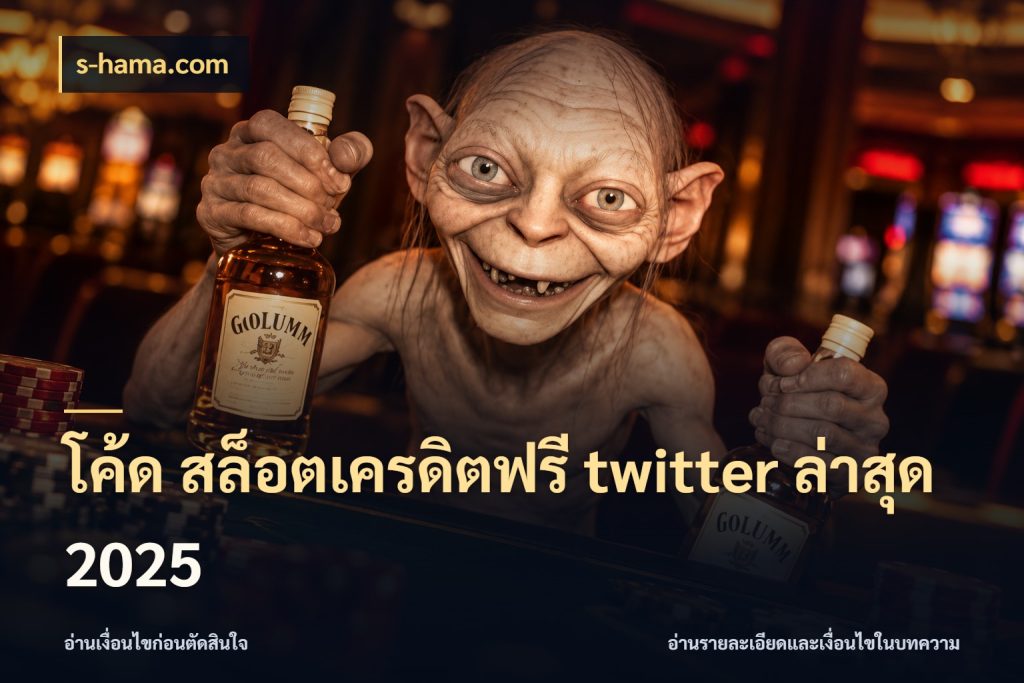 โค้ด สล็อตเครดิตฟรี twitter ล่าสุด 2025 สายโบนัสเลือกมุมเครดิตให้ตรงสไตล์ สไตล์ s-hama.com