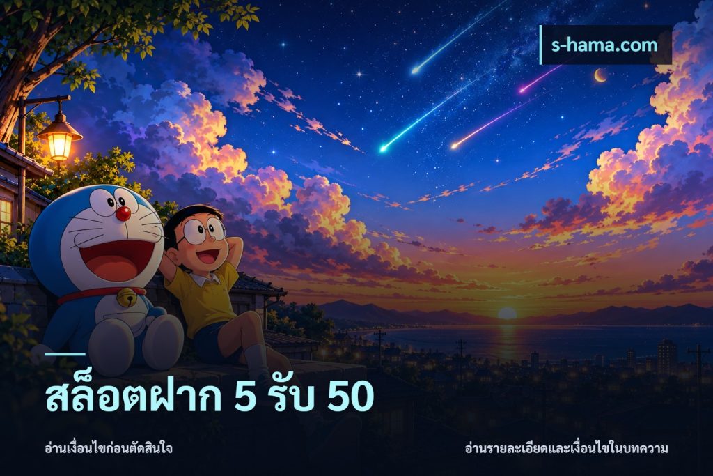 สล็อตฝาก 5 รับ 50
