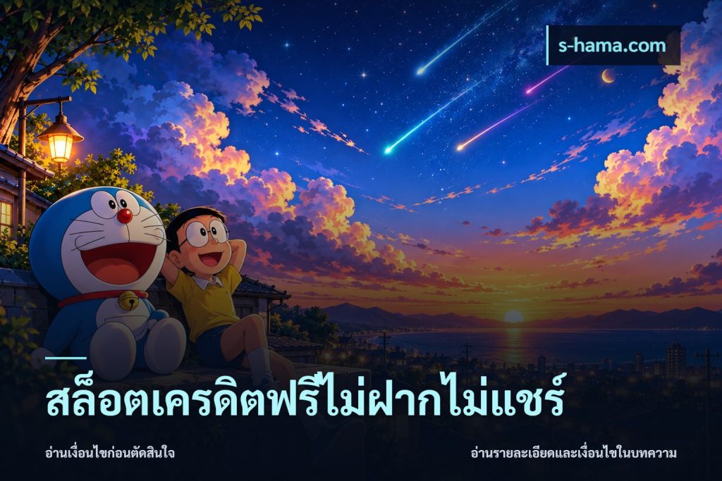สล็อตเครดิตฟรีไม่ฝากไม่แชร์