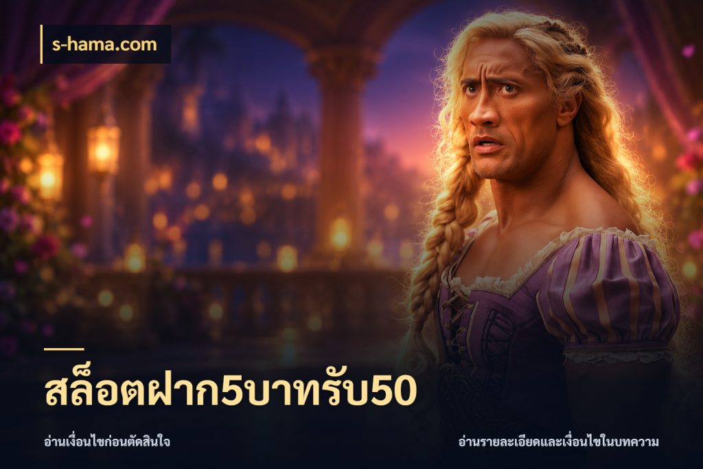 สล็อตฝาก5บาทรับ50 จับประเด็นยอดรับก่อนเลือกความสนุก กับ s-hama.com
