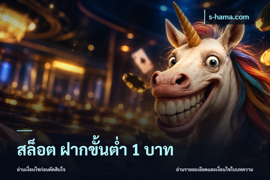 สล็อต ฝากขั้นต่ำ 1 บาท