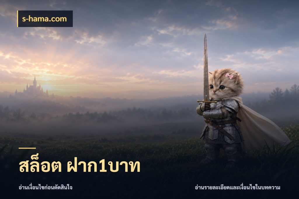 สล็อต ฝาก1บาท จำนวนเริ่มต้นกับรายละเอียดที่สายเกมสนใจ ในมุม s-hama.com