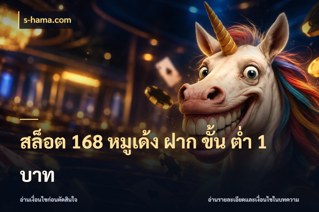 สล็อต 168 หมูเด้ง ฝาก ขั้น ต่ำ 1 บาท จัดจังหวะสนุกให้เข้ากับงบที่ตั้งไว้ ในมุม s-hama.com