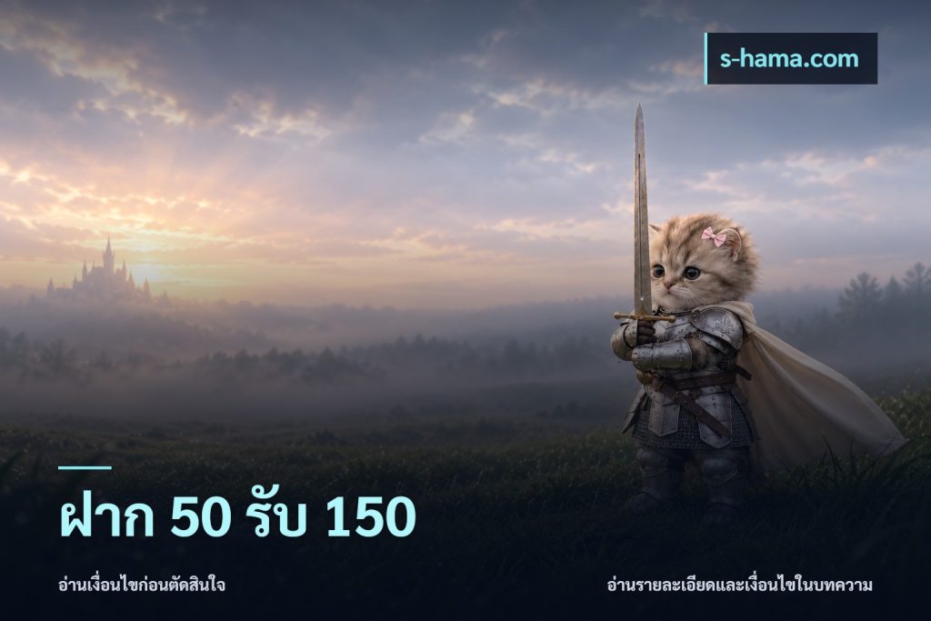 ฝาก 50 รับ 150