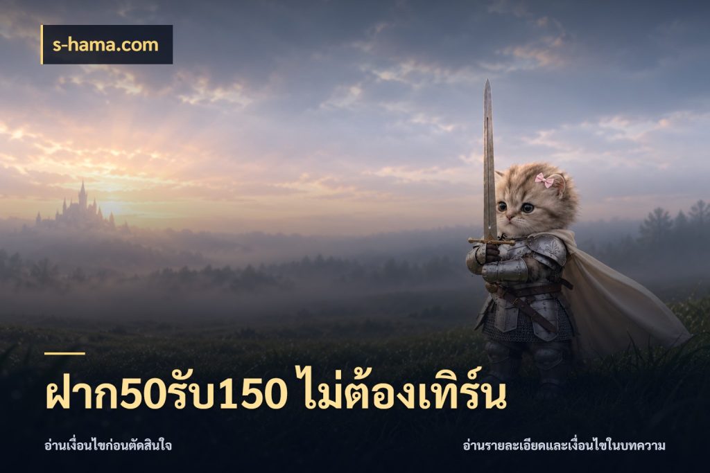 ฝาก50รับ150 ไม่ต้องเทิร์น เปิดมุมโปรให้เข้ากับเกมแนวโปรด สไตล์ s-hama.com