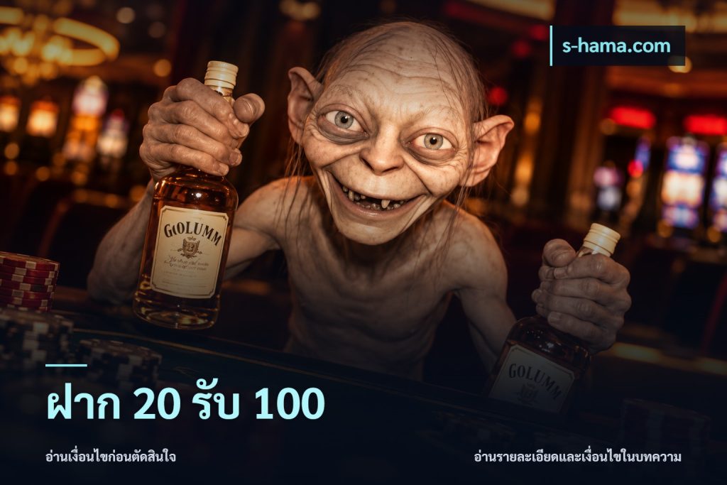 ฝาก 20 รับ 100