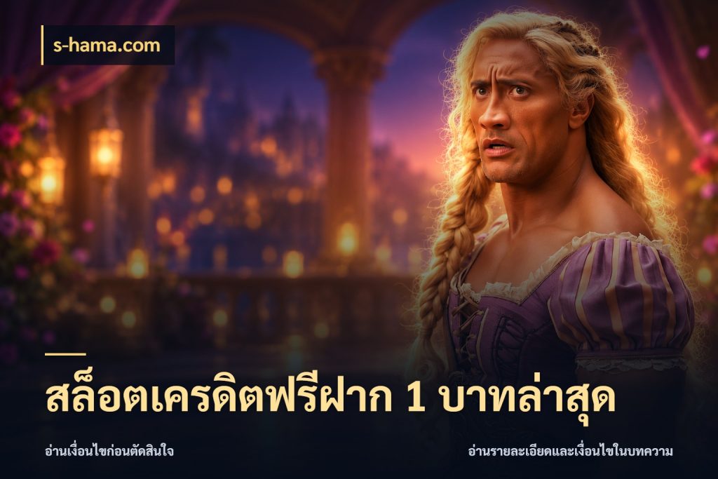 สล็อตเครดิตฟรีฝาก 1 บาทล่าสุด เครดิตฟรีในมุมที่สายโบนัสสนใจ กับ s-hama.com