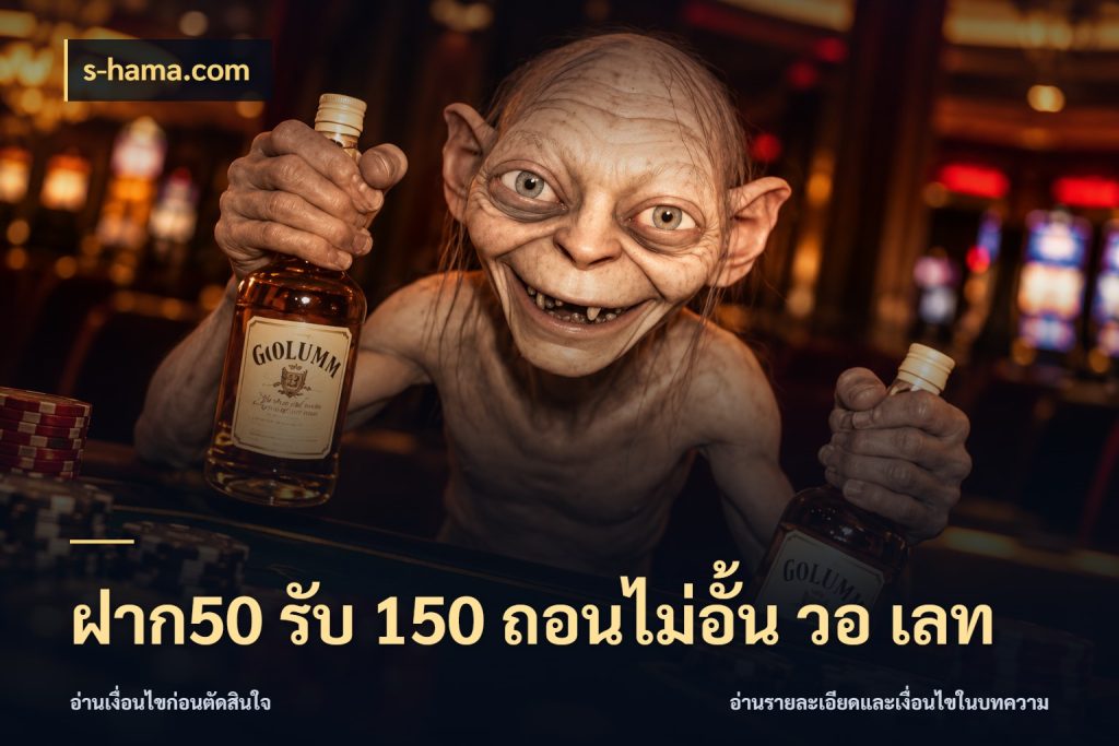 ฝาก50 รับ 150 ถอนไม่อั้น วอ เลท รูปแบบโบนัสกับสิทธิ์ของสายเกม สไตล์ s-hama.com