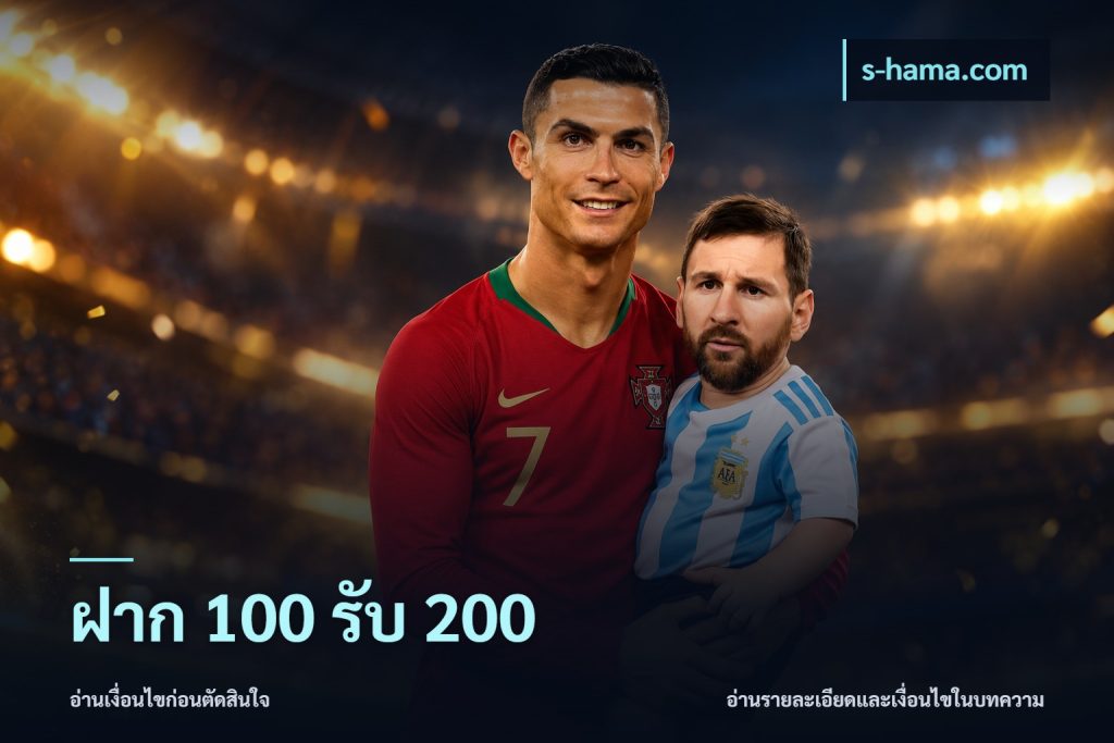 ฝาก 100 รับ 200