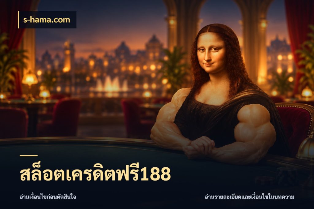 สล็อตเครดิตฟรี188 รู้จักยอดและขอบเขตของเครดิตฟรี กับ s-hama.com