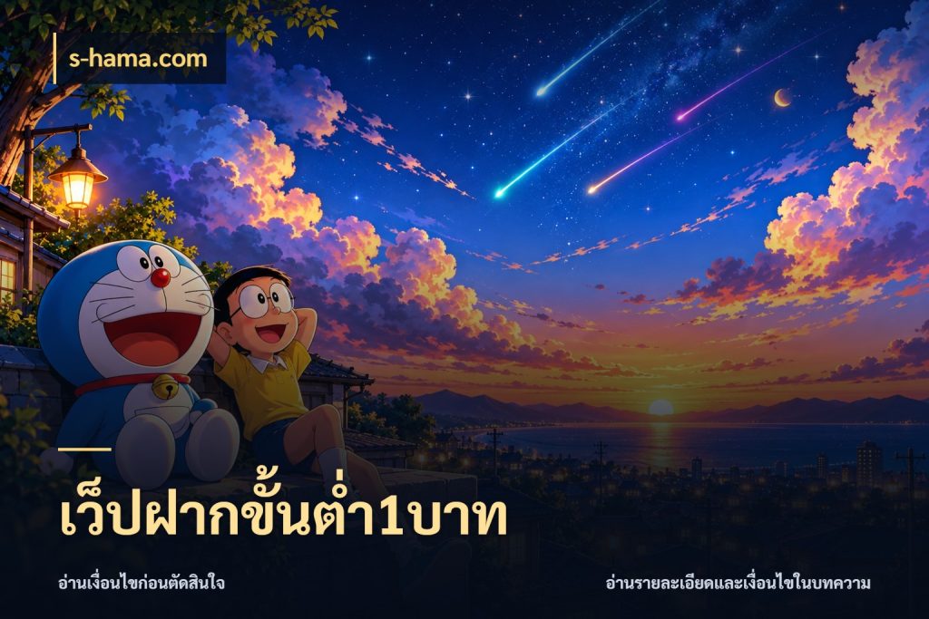 เว็ปฝากขั้นต่ำ1บาท เกมที่ชอบในขอบเขตเงินของตัวเอง ในมุม s-hama.com
