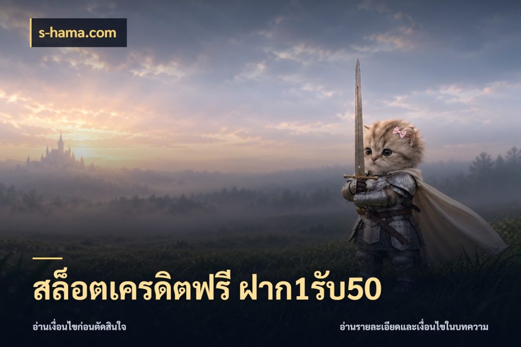 สล็อตเครดิตฟรี ฝาก1รับ50 สายโบนัสเลือกจังหวะสนุกได้อย่างไร กับ s-hama.com