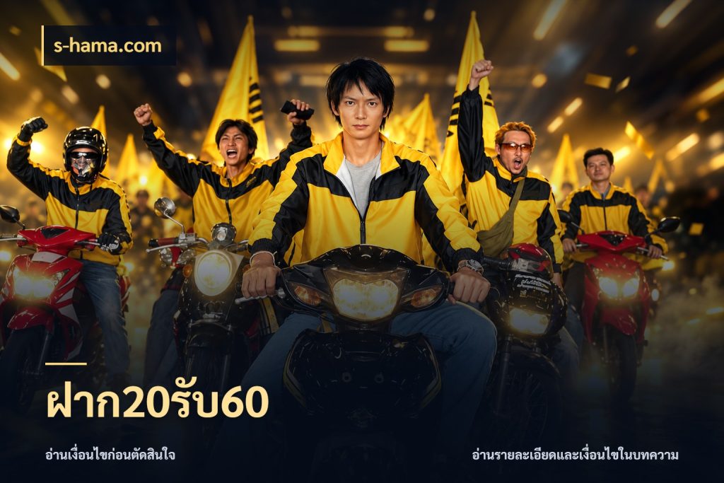 ฝาก20รับ60 โปรกับเกมที่ชอบเลือกให้ตรงสไตล์ ในมุม s-hama.com