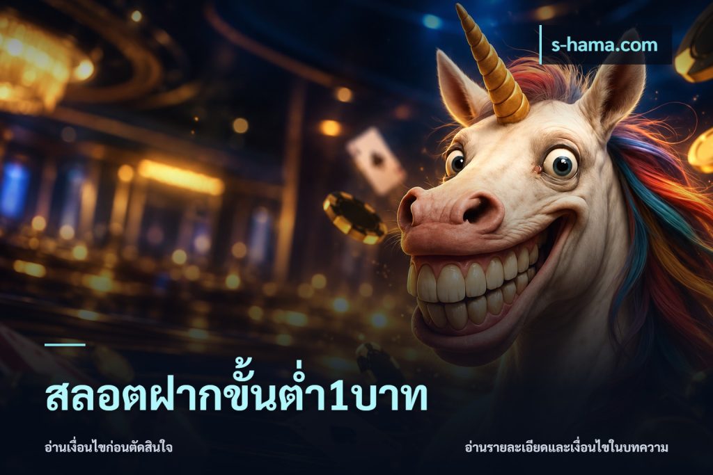 สลอตฝากขั้นต่ำ1บาท