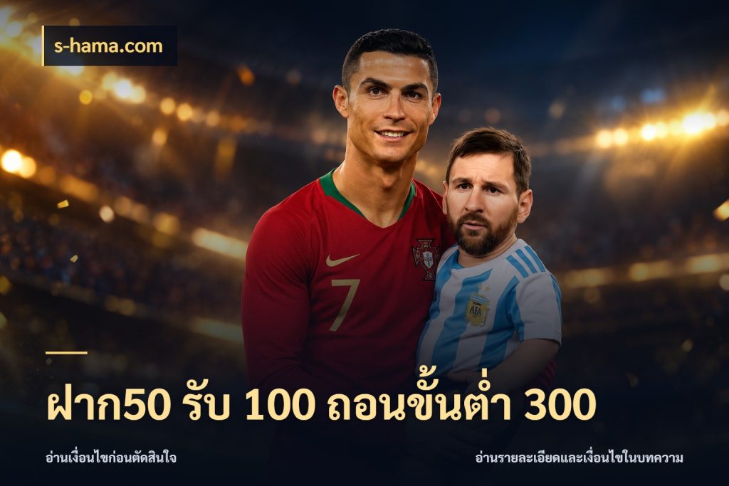 ฝาก50 รับ 100 ถอนขั้นต่ํา 300 สายโบนัสเลือกจังหวะสนุกได้อย่างไร สไตล์ s-hama.com