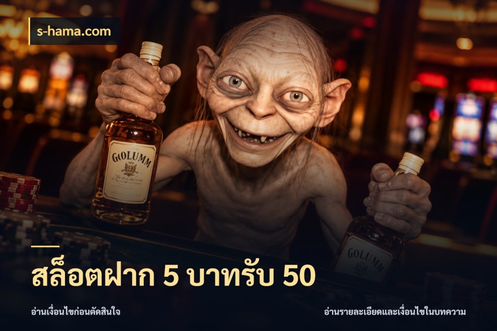 สล็อตฝาก 5 บาทรับ 50 จับประเด็นยอดรับก่อนเลือกความสนุก ในมุม s-hama.com