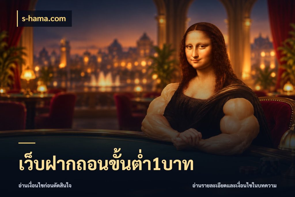 เว็บฝากถอนขั้นต่ำ1บาท ทุนเบาก็มีสีสันในจังหวะของคุณ กับ s-hama.com