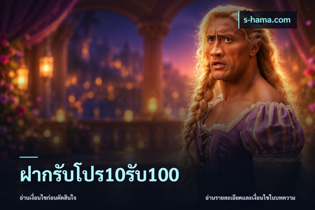 ฝากรับโปร10รับ100
