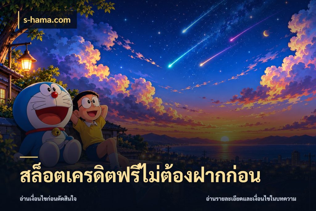 สล็อตเครดิตฟรีไม่ต้องฝากก่อน สายโบนัสเลือกมุมเครดิตให้ตรงสไตล์ ในมุม s-hama.com