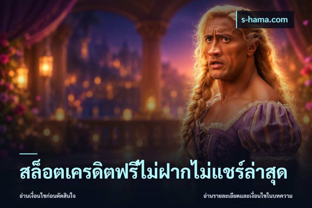 สล็อตเครดิตฟรีไม่ฝากไม่แชร์ล่าสุด