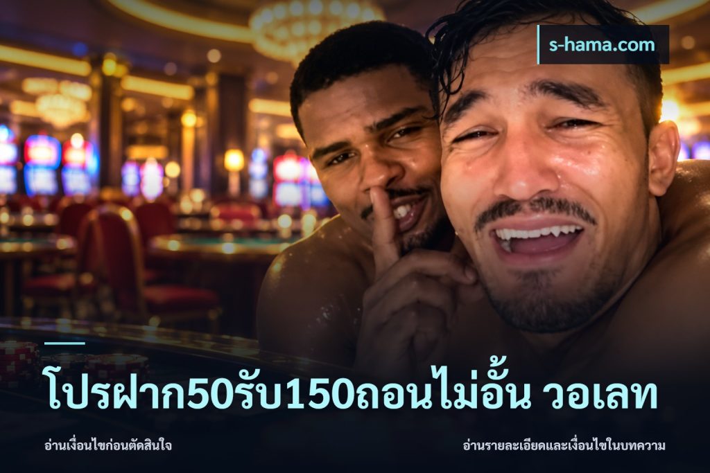โปรฝาก50รับ150ถอนไม่อั้น วอเลท