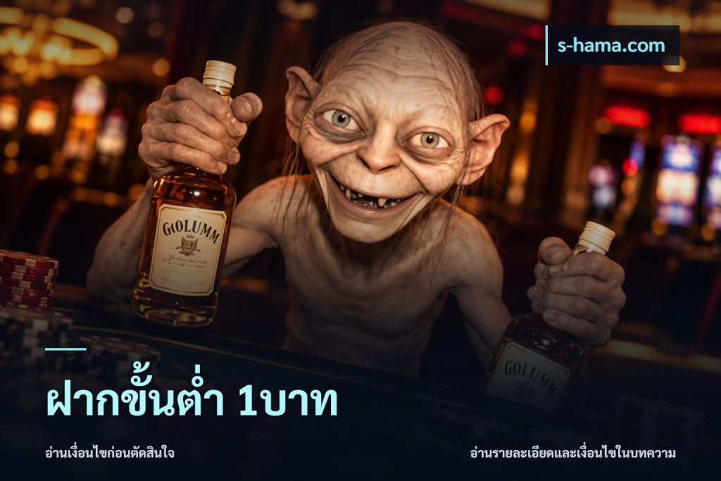 ฝากขั้นต่ำ 1บาท