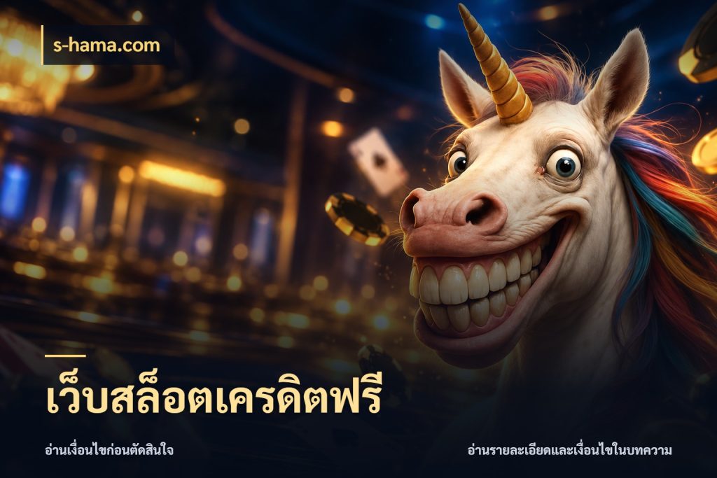 เว็บสล็อตเครดิตฟรี จับมุมเด่นของเครดิตฟรีให้ตรงใจ กับ s-hama.com