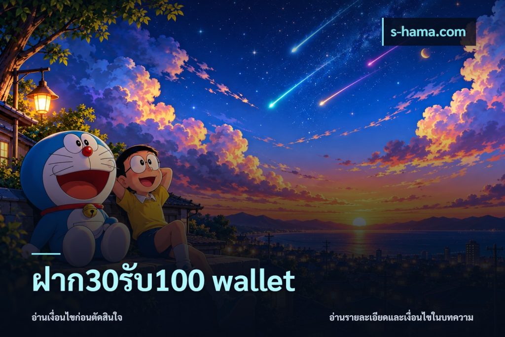 ฝาก30รับ100 wallet