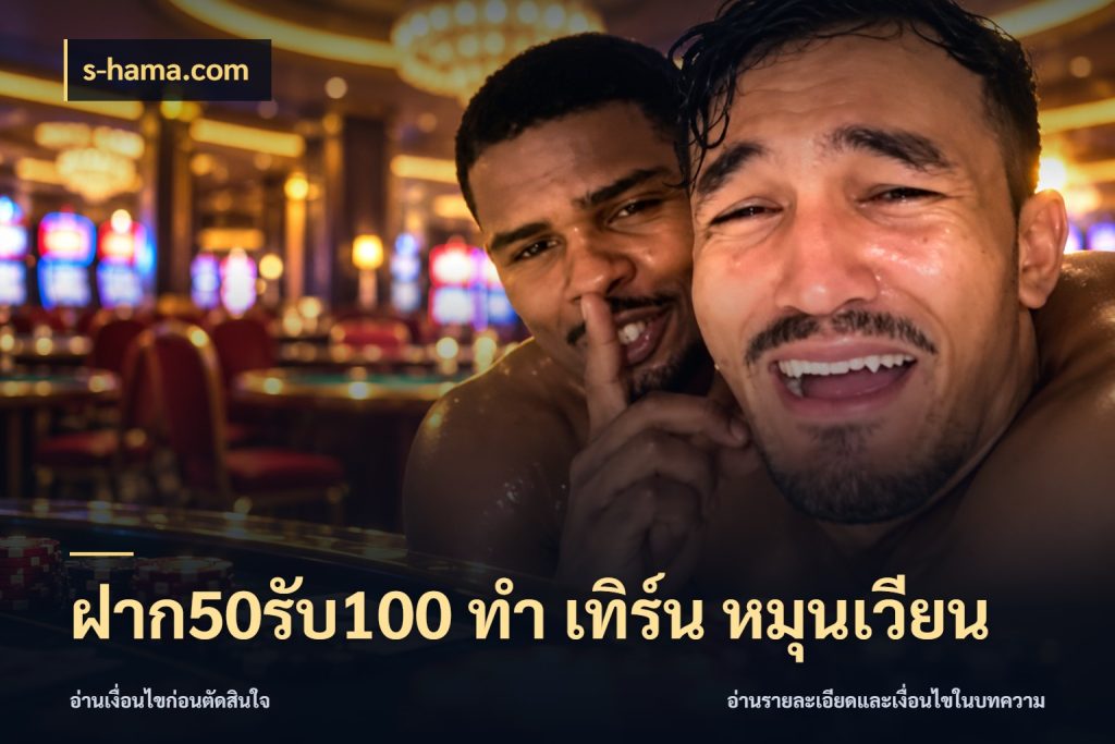 ฝาก50รับ100 ทํา เทิร์น หมุนเวียน เปิดมุมโปรให้เข้ากับเกมแนวโปรด กับ s-hama.com