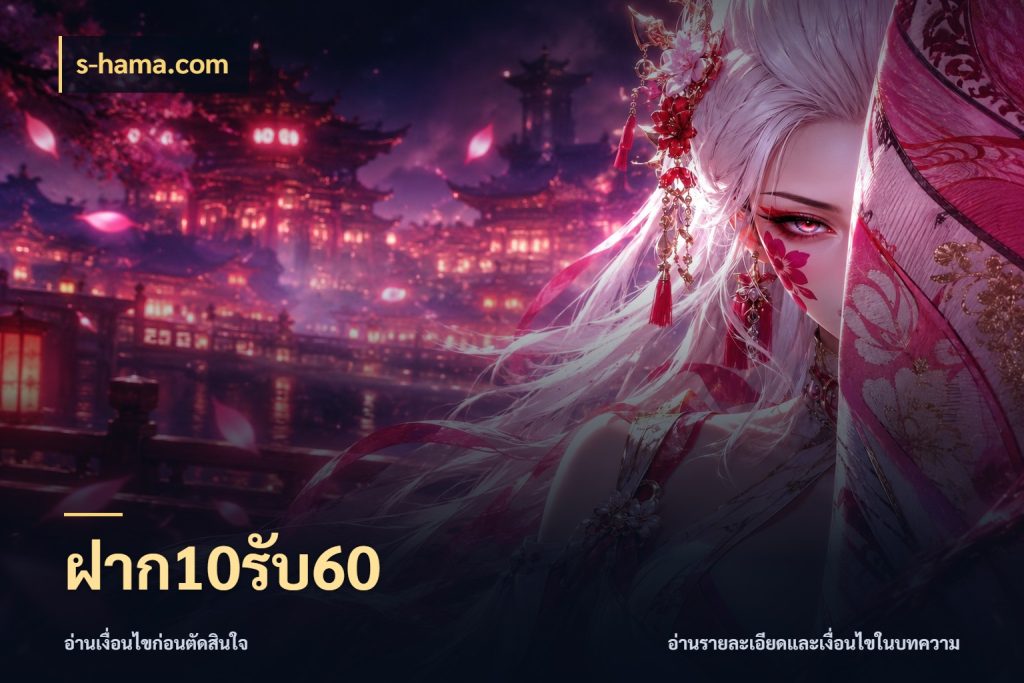 ฝาก10รับ60 เปิดมุมโปรให้เข้ากับเกมแนวโปรด สไตล์ s-hama.com